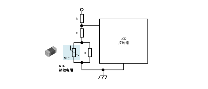 图9　LCD(液晶显示器)的温度补偿