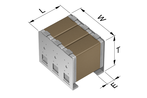 MLCC,積層貼片陶瓷片式電容器,金屬支架電容:CAA573